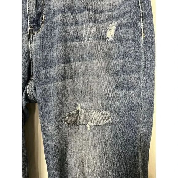 Judy Blue Jeans Size 9/29 Womens Slim Fit 9” Rise Dark Wash Blue Denim - Picture 8 of 14